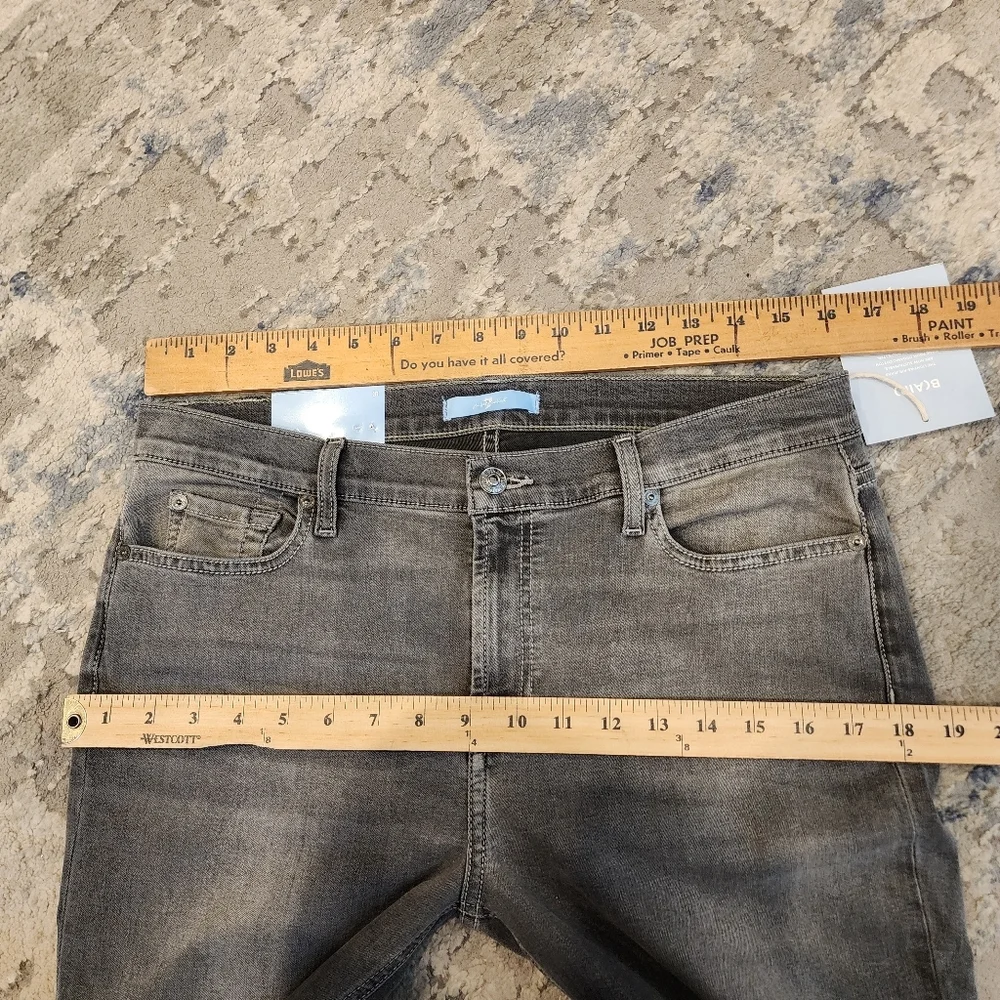 NWT 7 For All‎ Mankind B(air) Denim Grey Ankle Skinny Jeans Women's Size 31 (12)